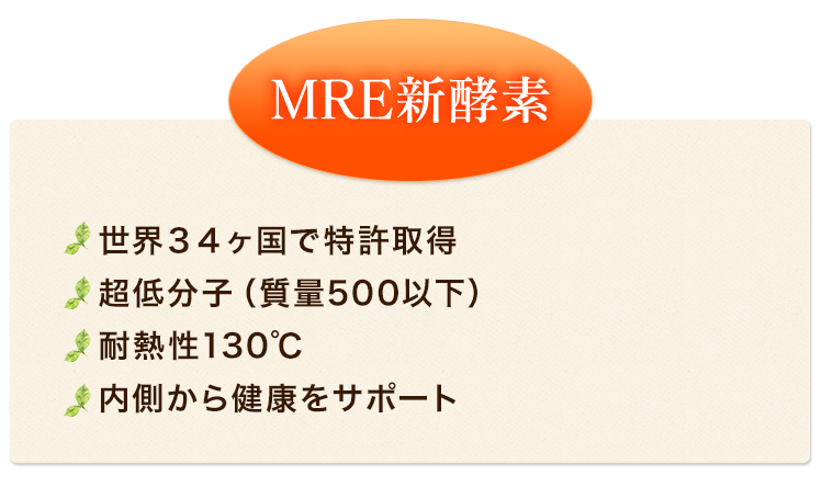 MRE新酵素